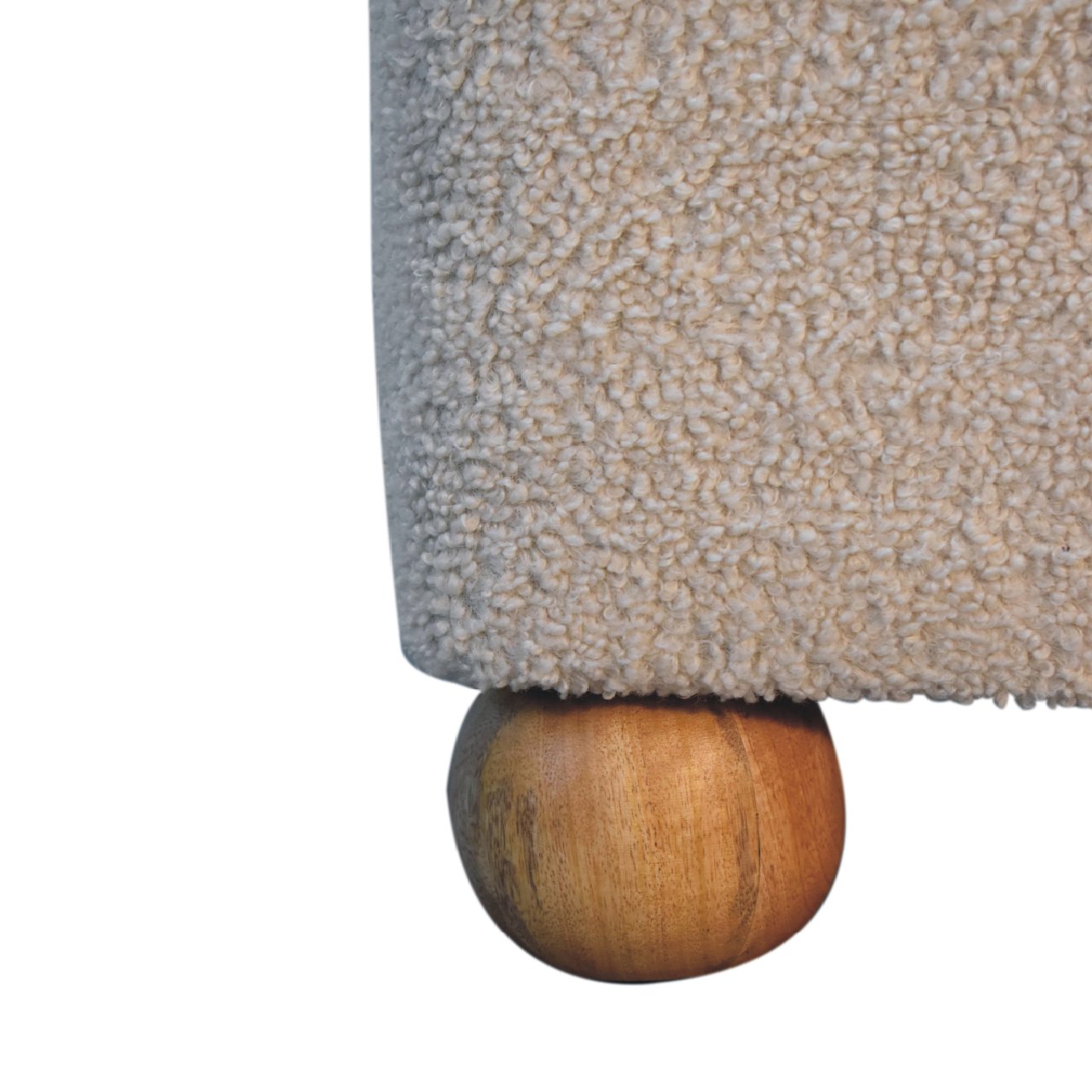 Serenity Footstool with Ball Feet Footstool CasaFenix