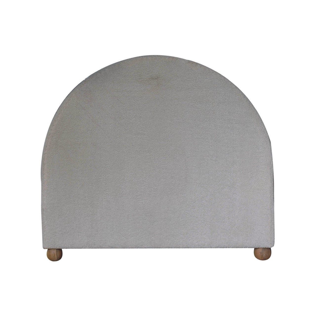 Cream Boucle Double Bed Beds & Bed Frames CasaFenix