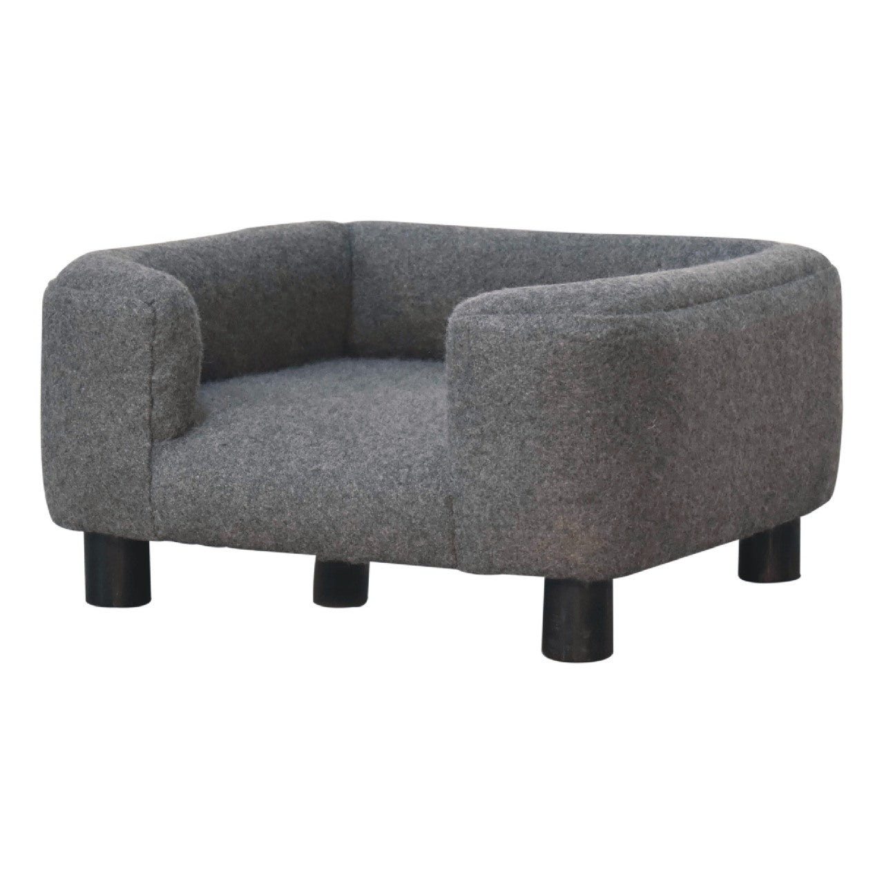 Mini Battleship Tweed Pet Sofa Bed Pet bed CasaFenix