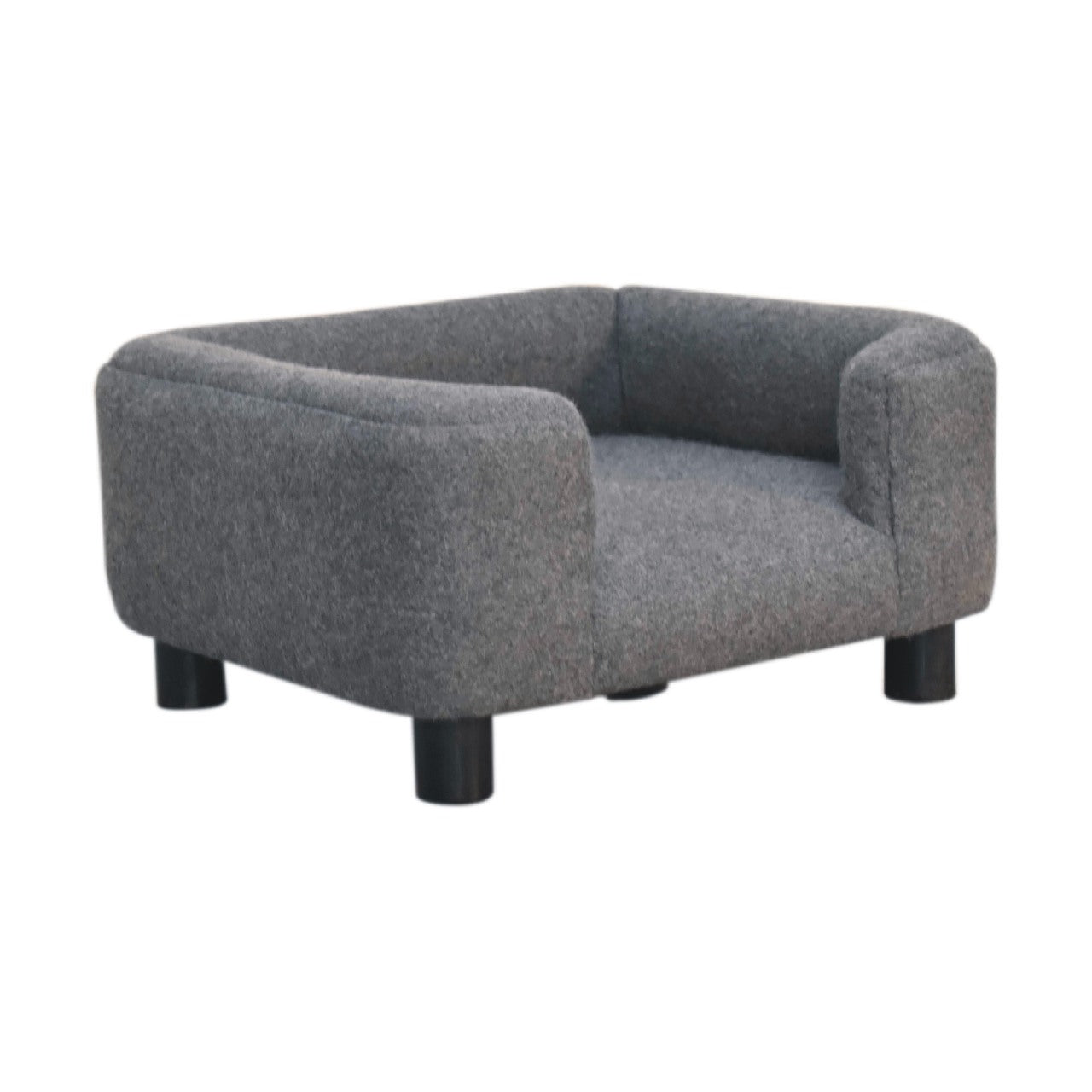 Mini Battleship Tweed Pet Sofa Bed Pet bed CasaFenix
