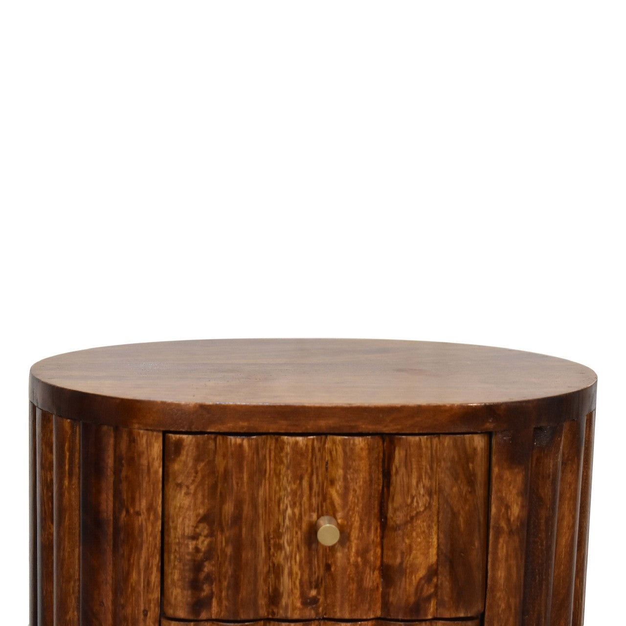 Stripe Chestnut 2 Drawer Bedside Bedside table / chest CasaFenix