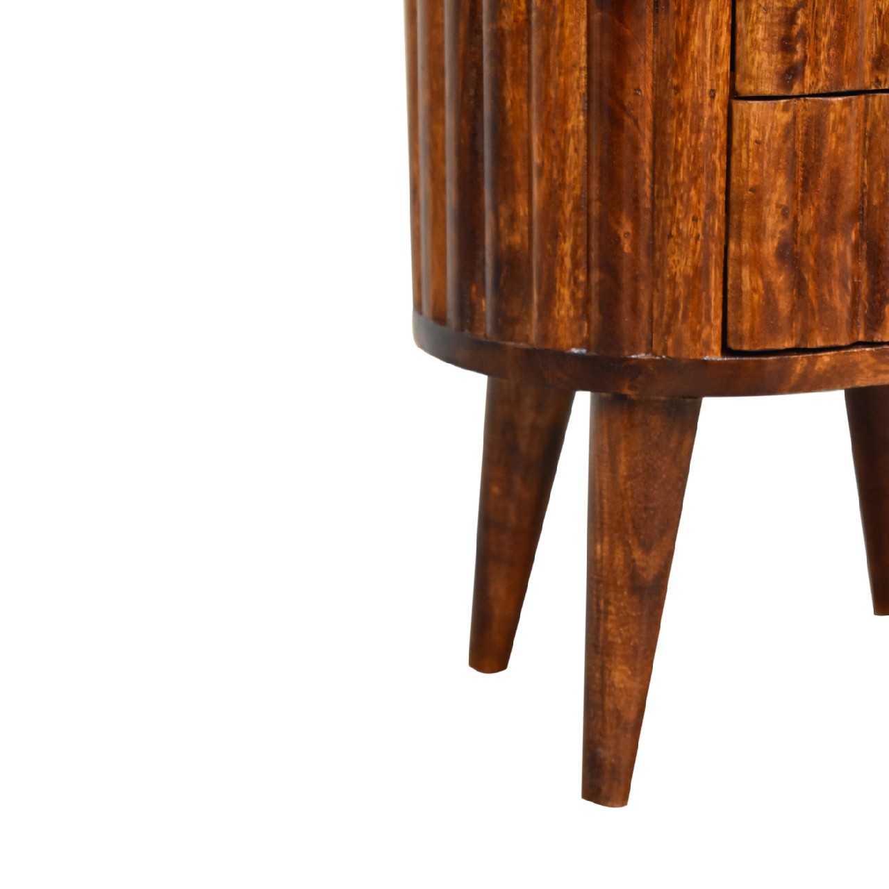 Stripe Chestnut 2 Drawer Bedside Bedside table / chest CasaFenix