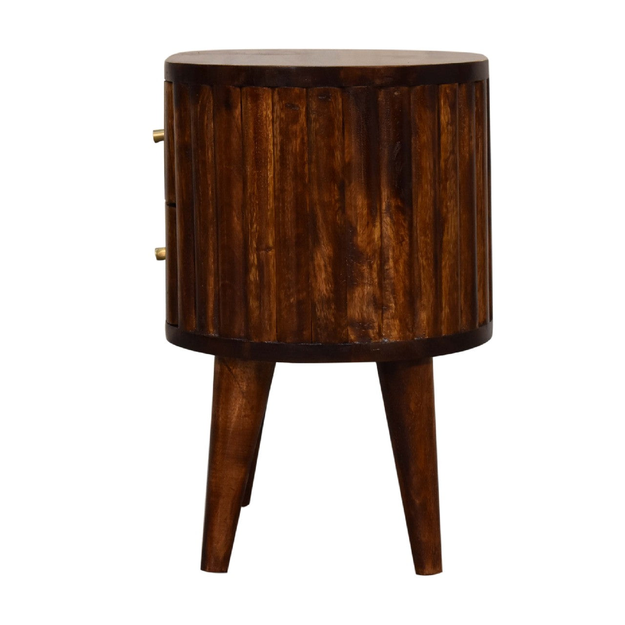 Stripe Chestnut 2 Drawer Bedside Bedside table / chest CasaFenix