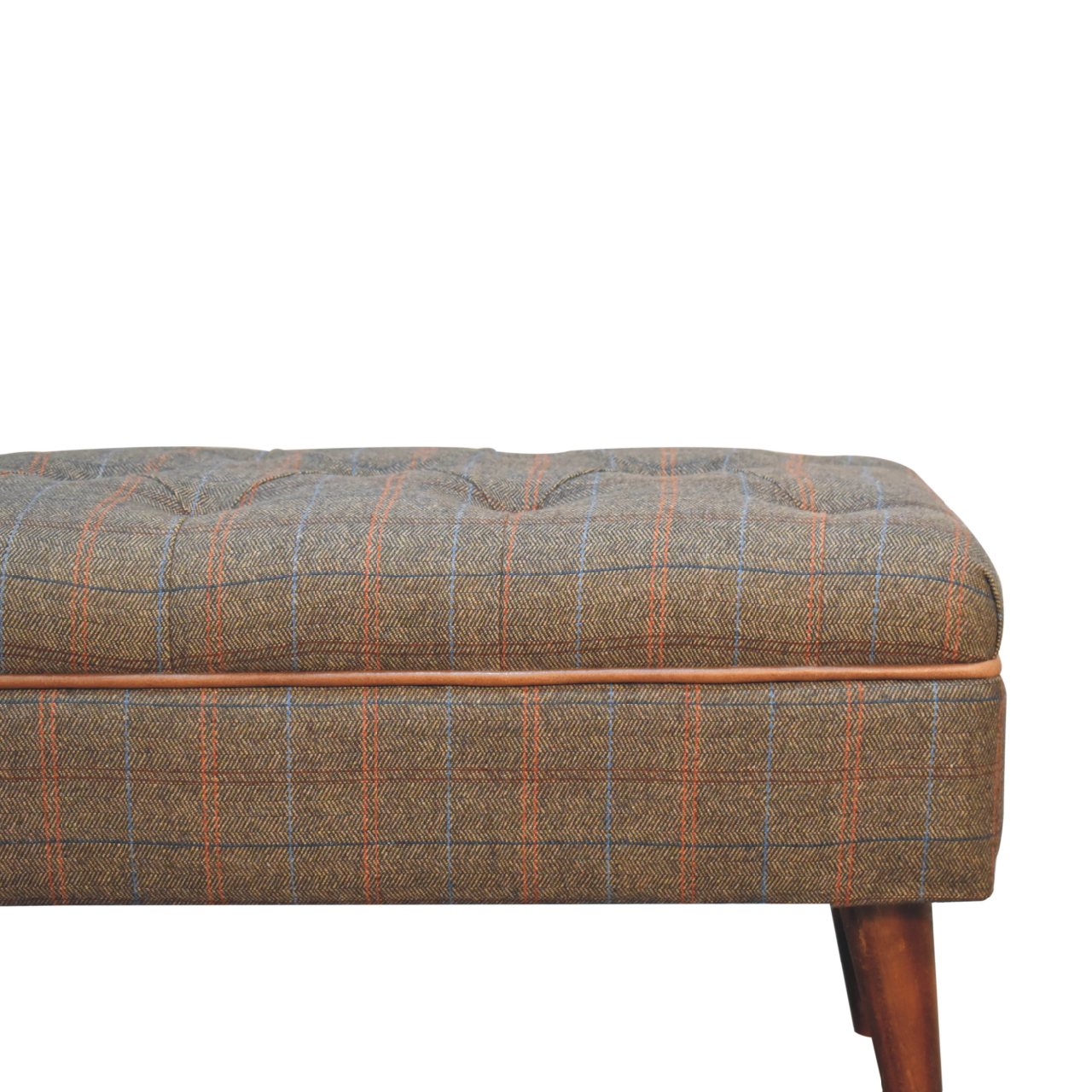 Multi Tweed Buffalo Pipe Bench Benches CasaFenix