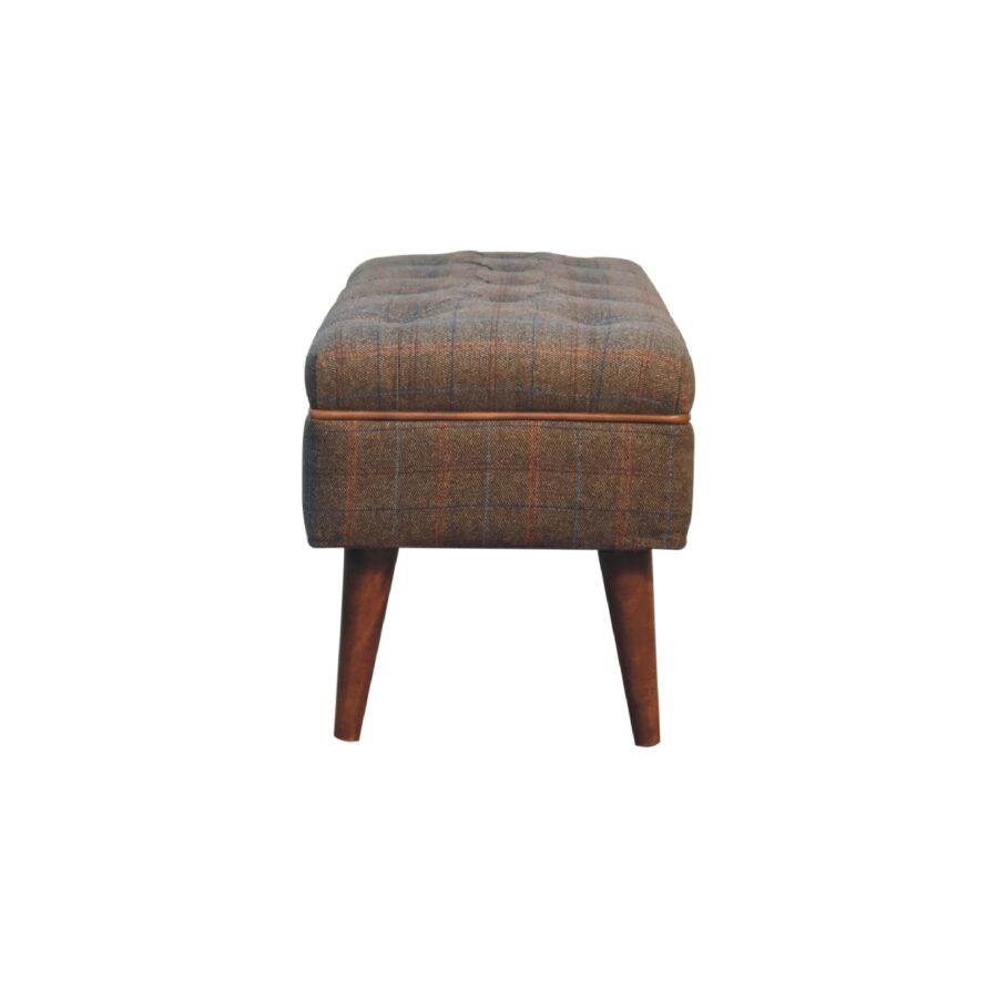 Multi Tweed Buffalo Pipe Bench Benches CasaFenix