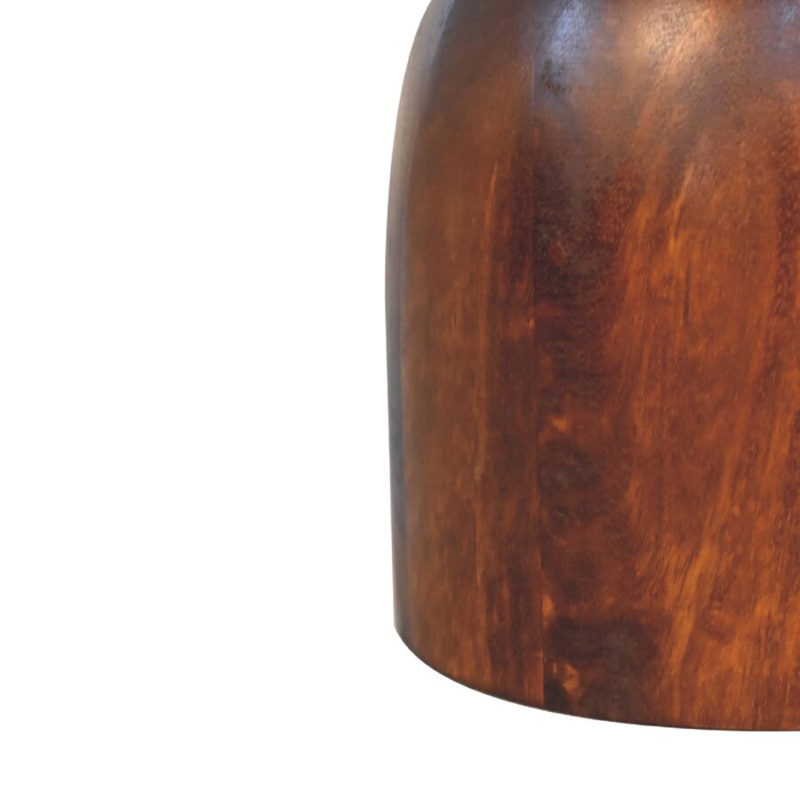Little Chestnut Round Side Table Console table CasaFenix