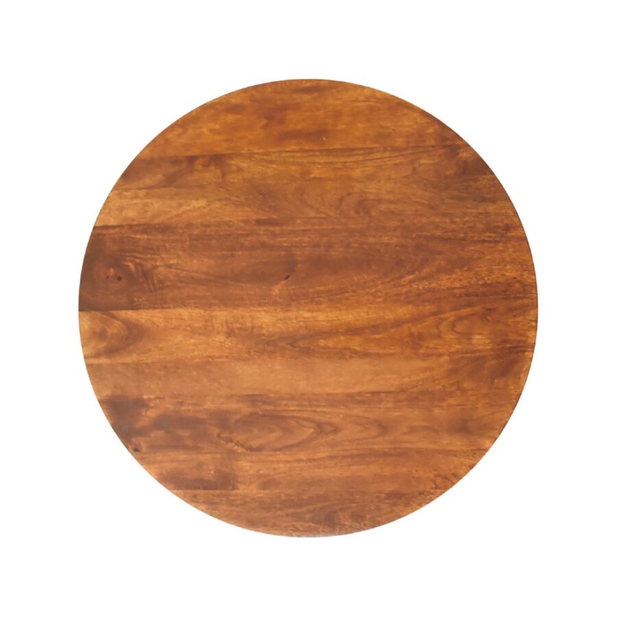 Chestnut Central Ball Table or Stool Console table CasaFenix