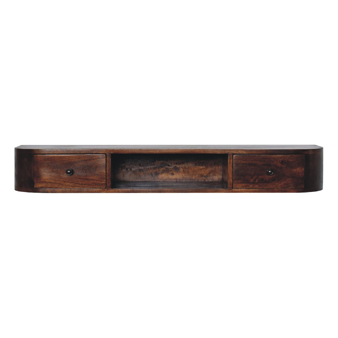 Lunar 2 Drawer Wall Mounted Console Table Console table CasaFenix