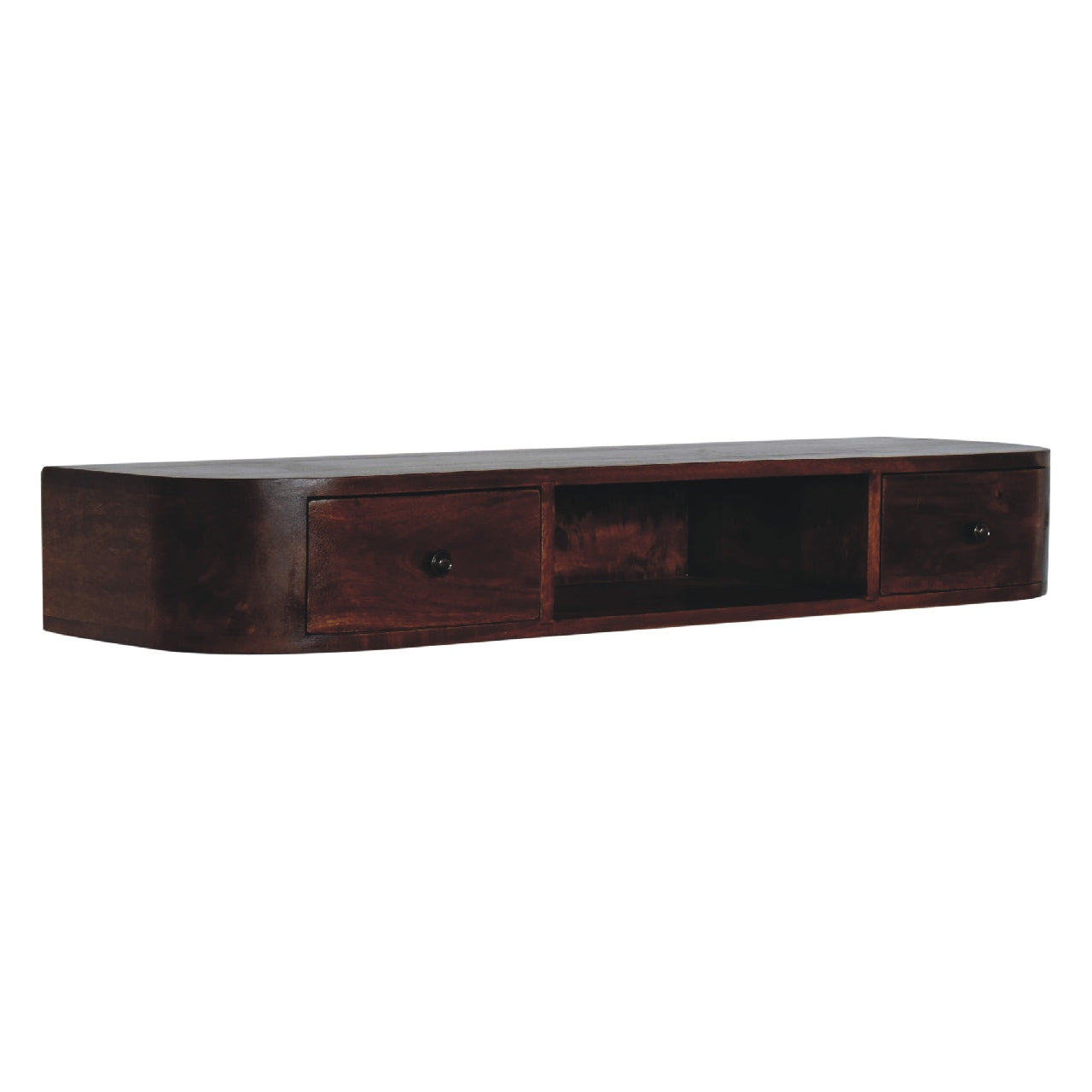 Lunar 2 Drawer Wall Mounted Console Table Console table CasaFenix
