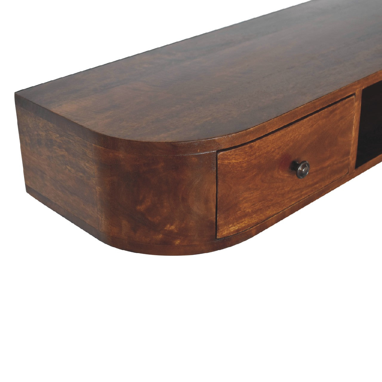 Lunar 2 Drawer Wall Mounted Console Table Console table CasaFenix