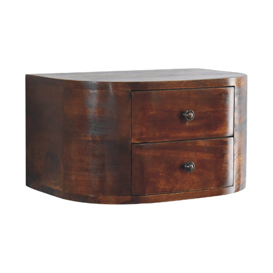 Lunar 2 Drawer Floating Bedside Bedside table / chest CasaFenix