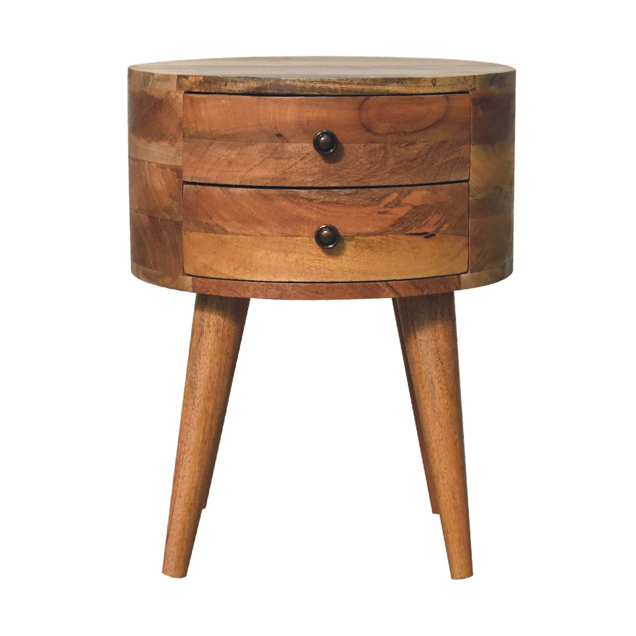 Odyssey Oak-ish 2 Drawer Bedside Bedside table / chest CasaFenix