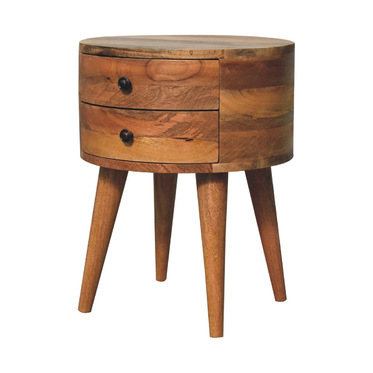Odyssey Oak-ish 2 Drawer Bedside Bedside table / chest CasaFenix