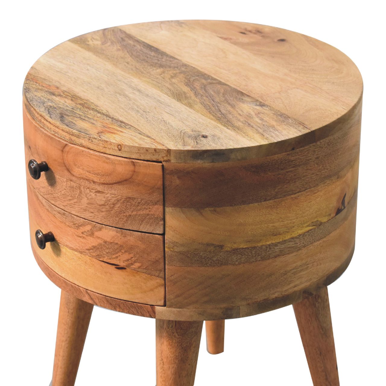 Odyssey Oak-ish 2 Drawer Bedside Bedside table / chest CasaFenix