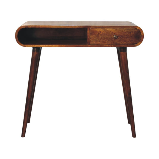 Chestnut London Open 1 Small Drawer Console Console table CasaFenix