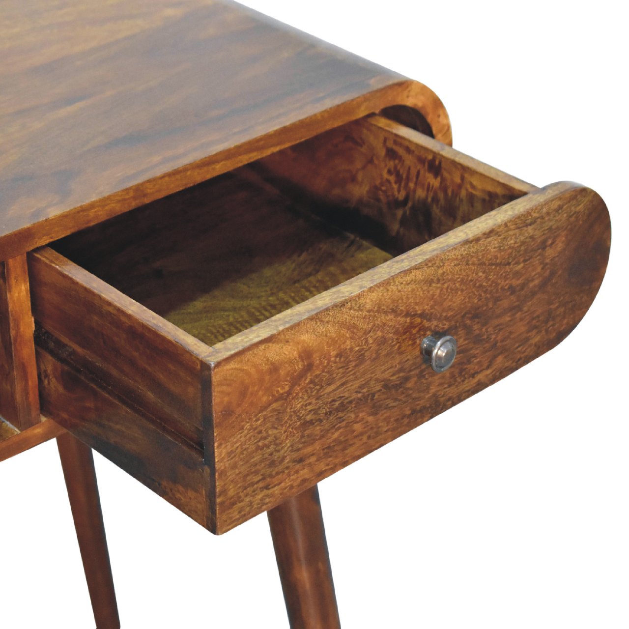 Chestnut London Open 1 Small Drawer Console Console table CasaFenix
