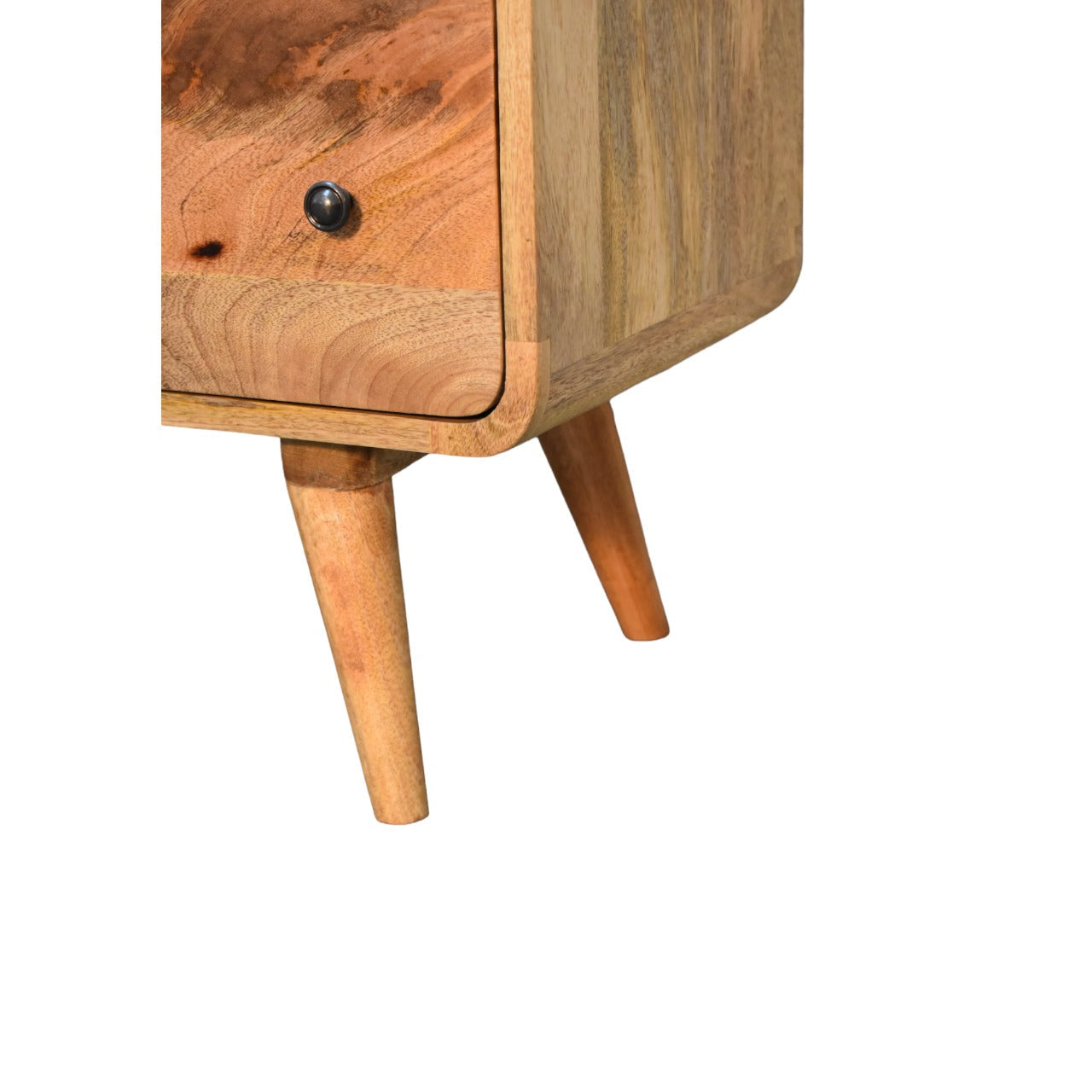 Large Curved Oak-ish Chest Chest of drawers CasaFenix