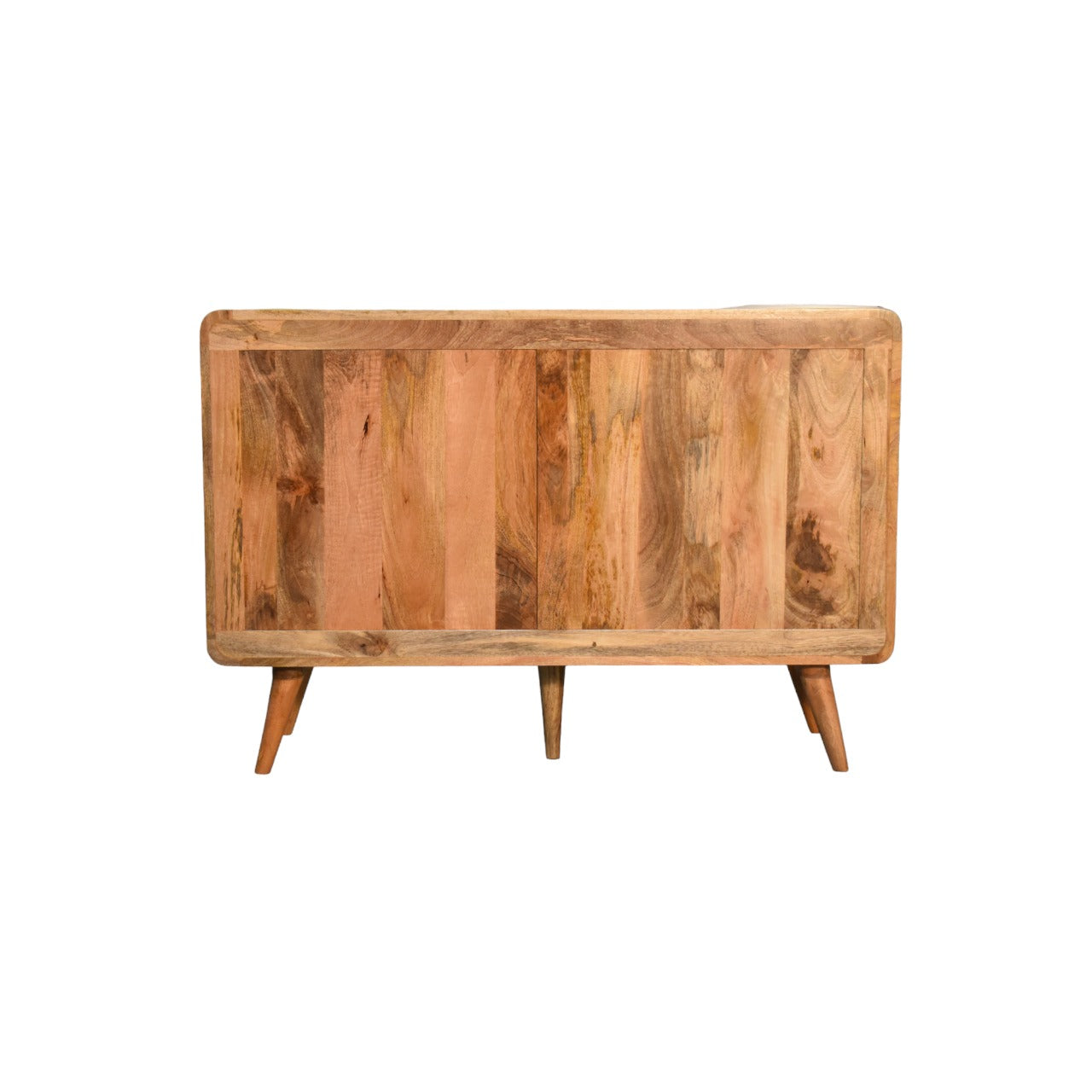 Large Curved Oak-ish Chest Chest of drawers CasaFenix