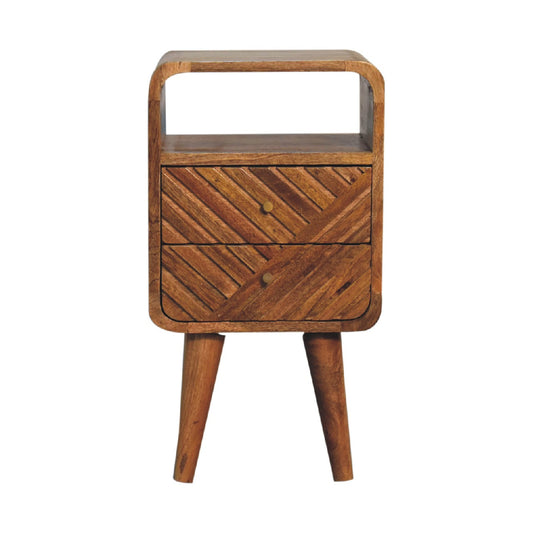 Mini Lille Curved Bedside Bedside table / chest CasaFenix