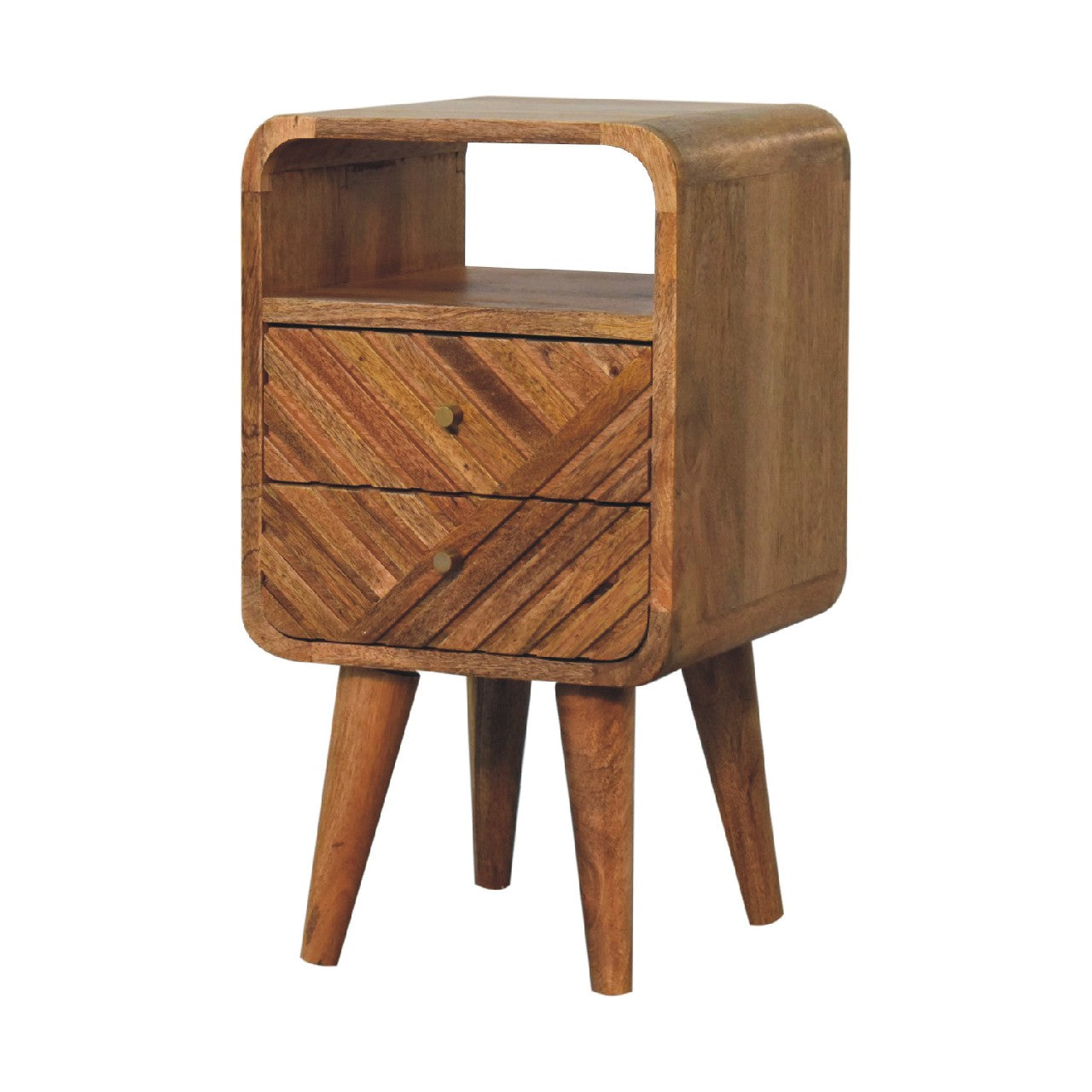Mini Lille Curved Bedside Bedside table / chest CasaFenix