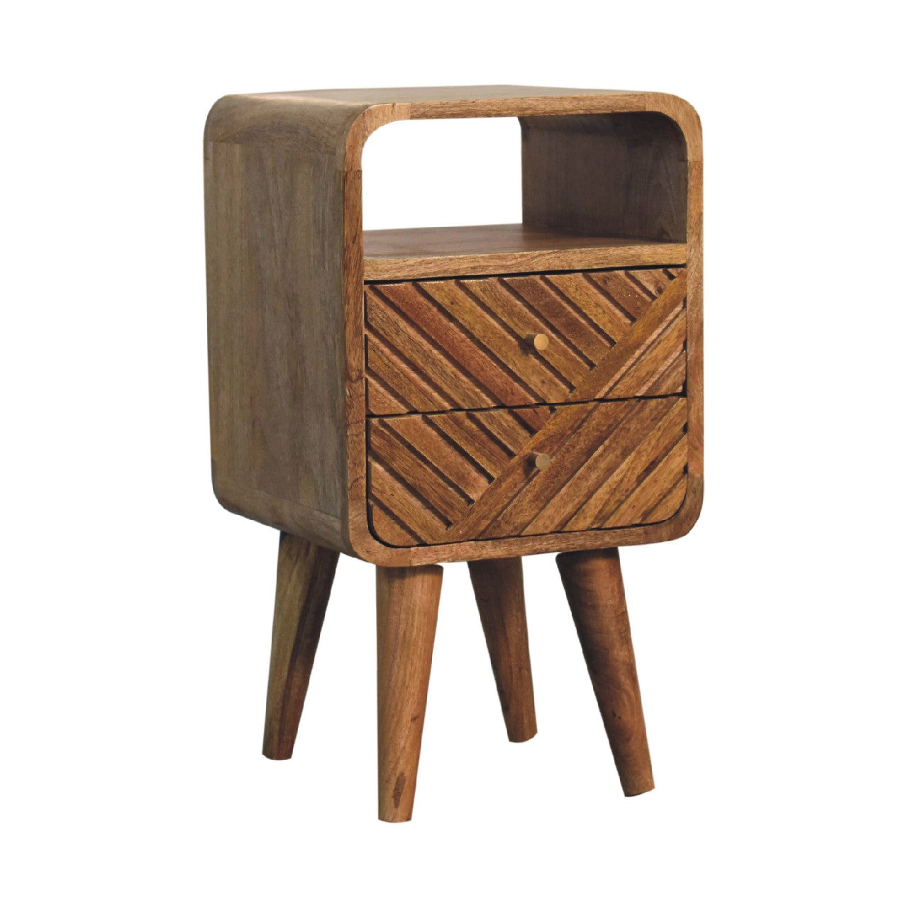 Mini Lille Curved Bedside Bedside table / chest CasaFenix