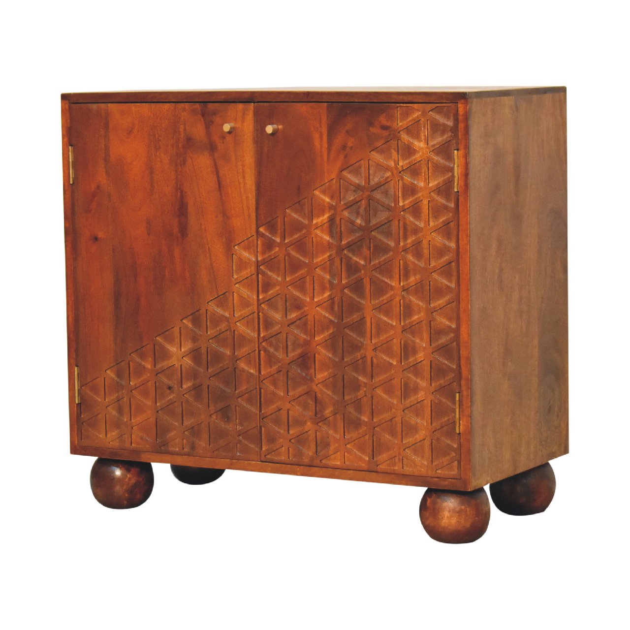 Chestnut Dice Cabinet Cabinets & Storage CasaFenix