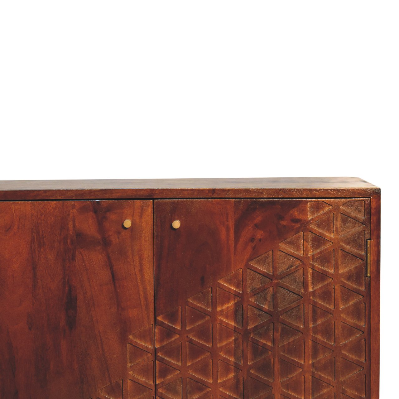 Chestnut Dice Cabinet Cabinets & Storage CasaFenix