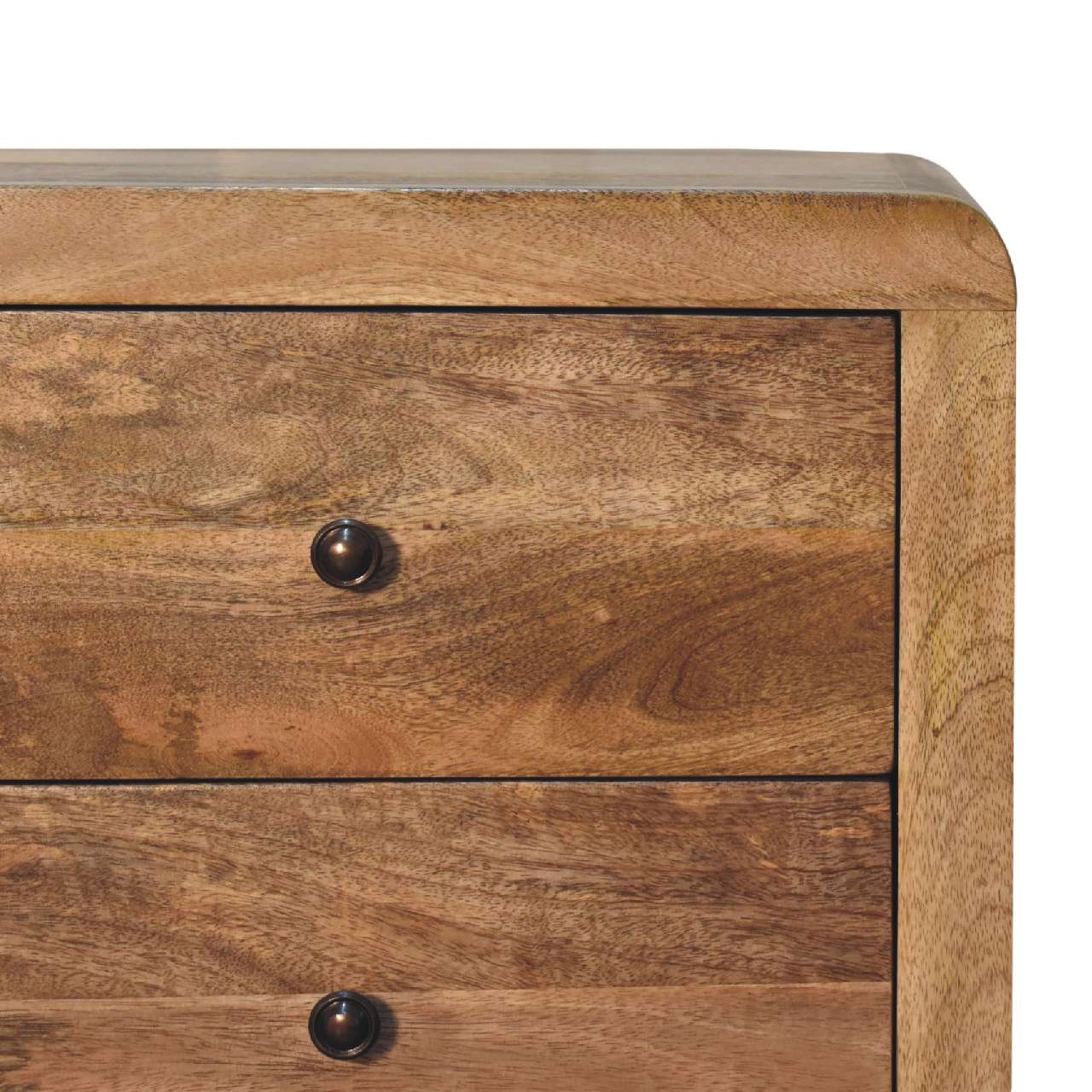 Aspen Oak-ish 3 Drawer Bedside Bedside table / chest CasaFenix