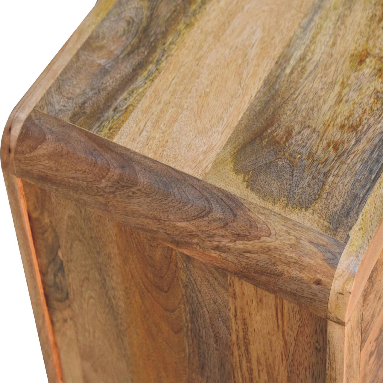 Aspen Oak-ish 3 Drawer Bedside Bedside table / chest CasaFenix