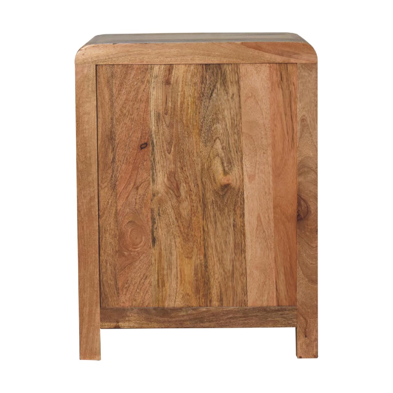 Aspen Oak-ish 3 Drawer Bedside Bedside table / chest CasaFenix
