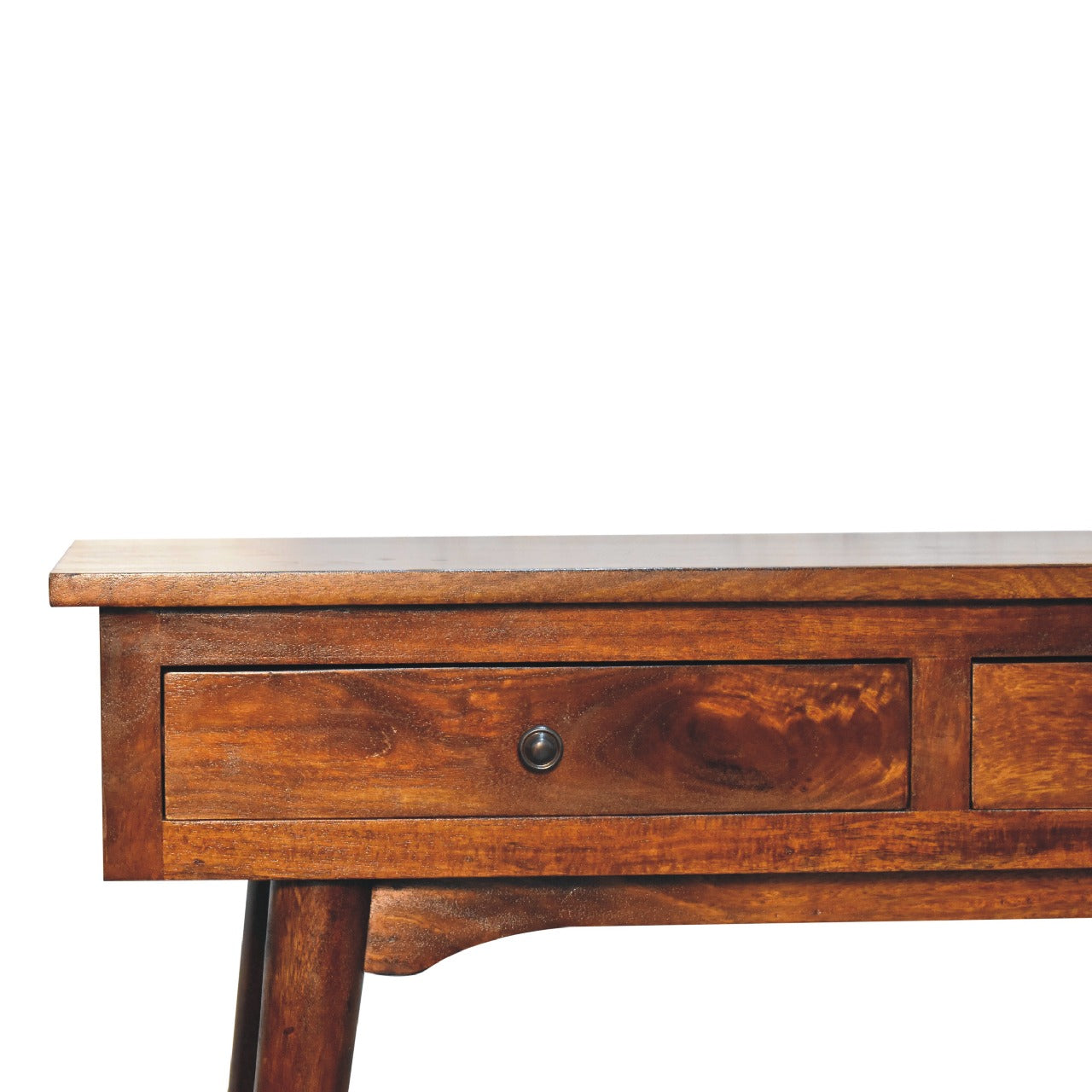 Chestnut Hallway 2 Drawer Console Table Console table CasaFenix