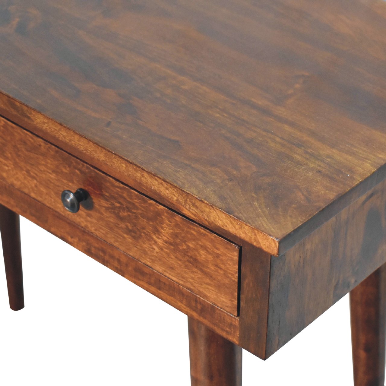 Chestnut Hallway 2 Drawer Console Table Console table CasaFenix