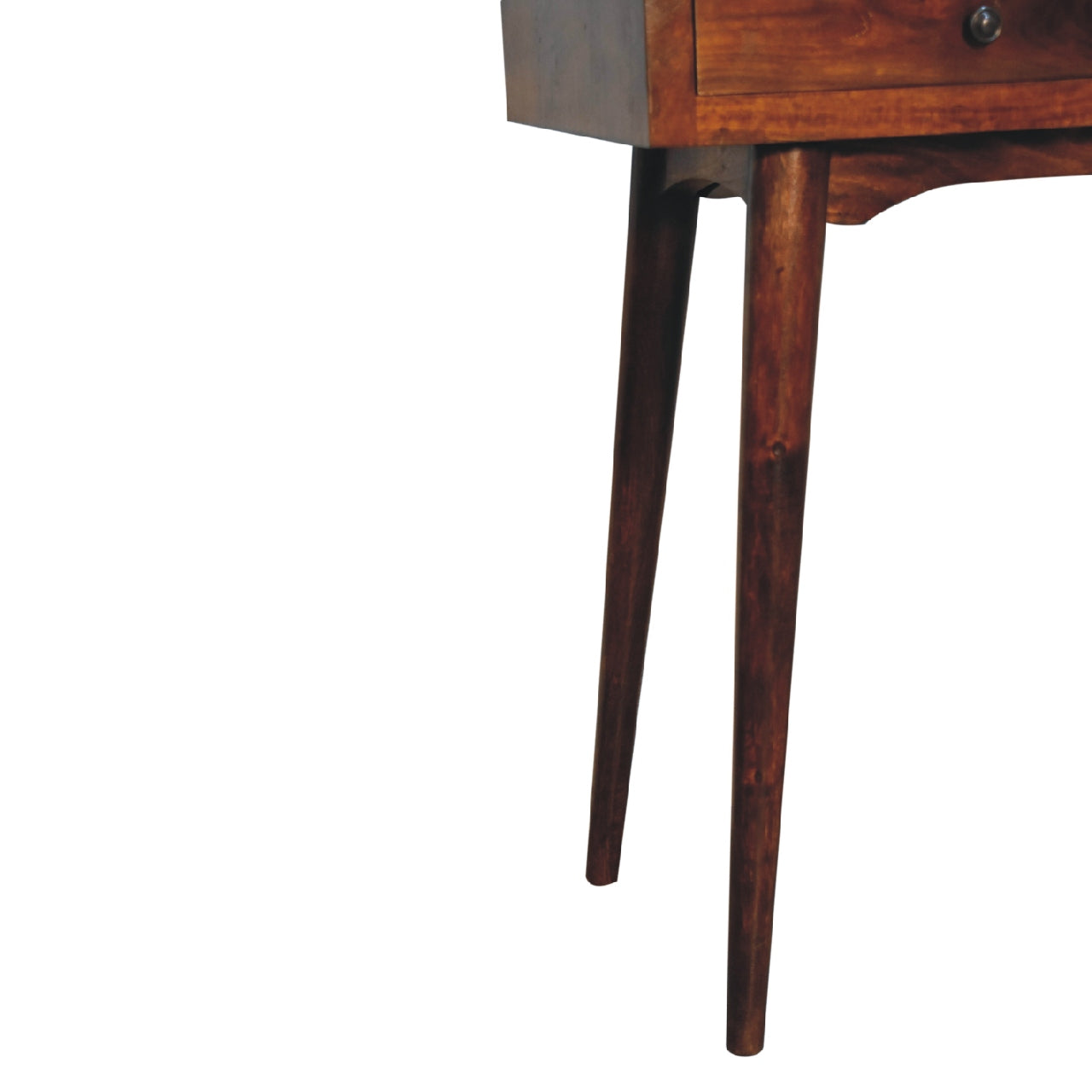 Chestnut Hallway 2 Drawer Console Table Console table CasaFenix