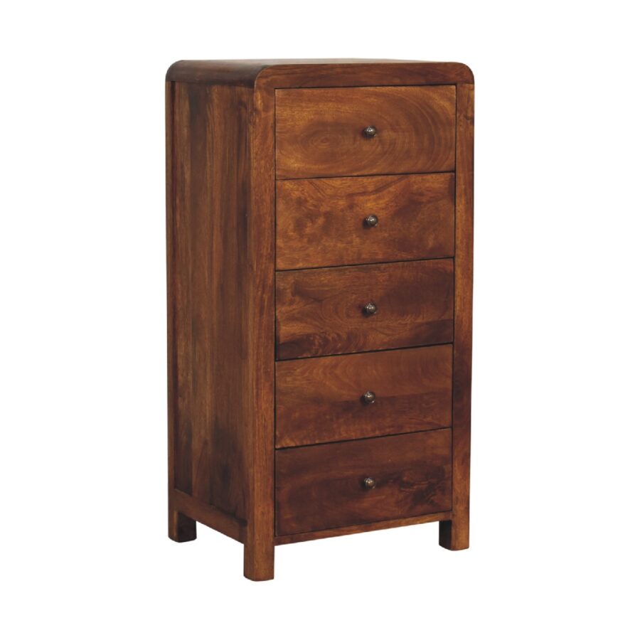 Aspen 5 Drawer Tallboy Cabinets & Storage CasaFenix