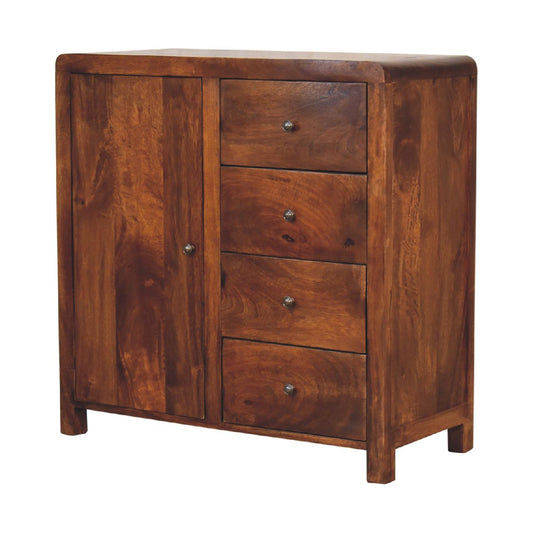 Aspen Cabinet 4 Drawer 1 Door Cabinets & Storage CasaFenix