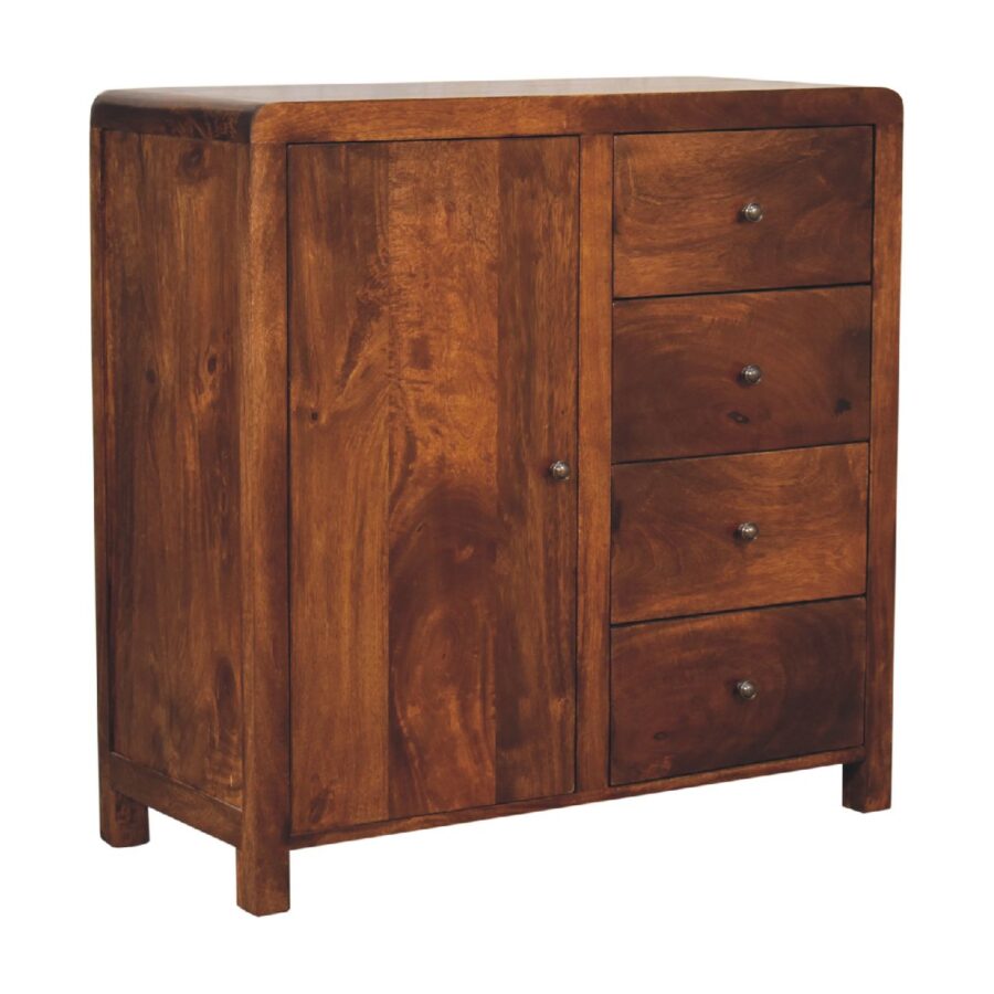 Aspen Cabinet 4 Drawer 1 Door Cabinets & Storage CasaFenix