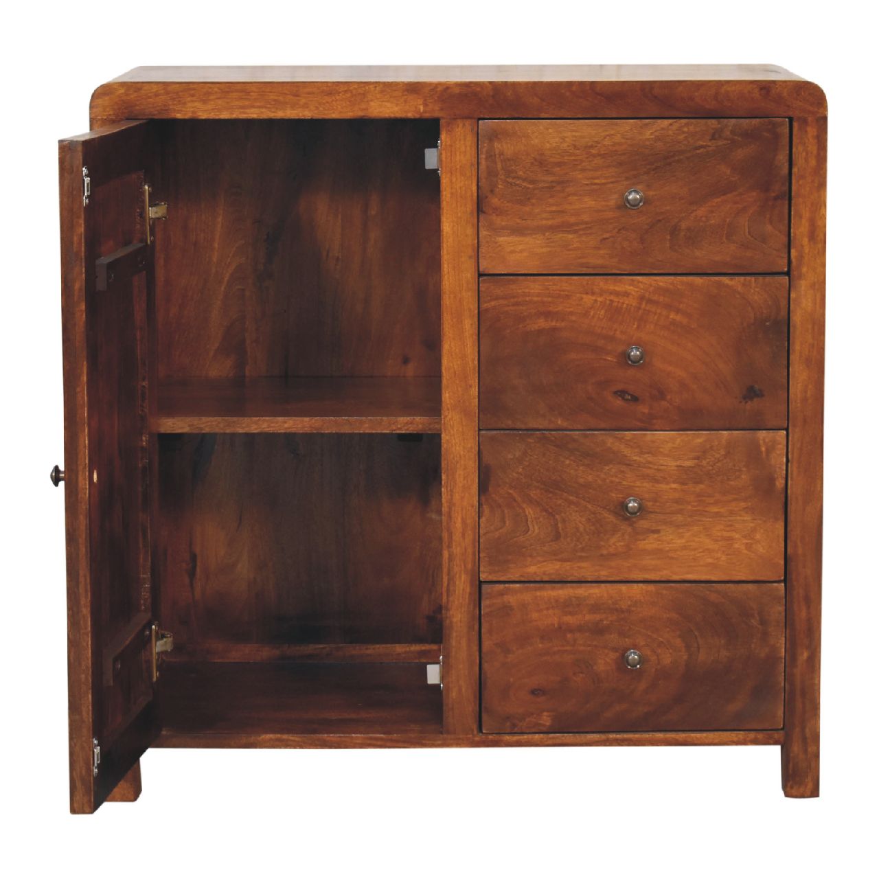 Aspen Cabinet 4 Drawer 1 Door Cabinets & Storage CasaFenix