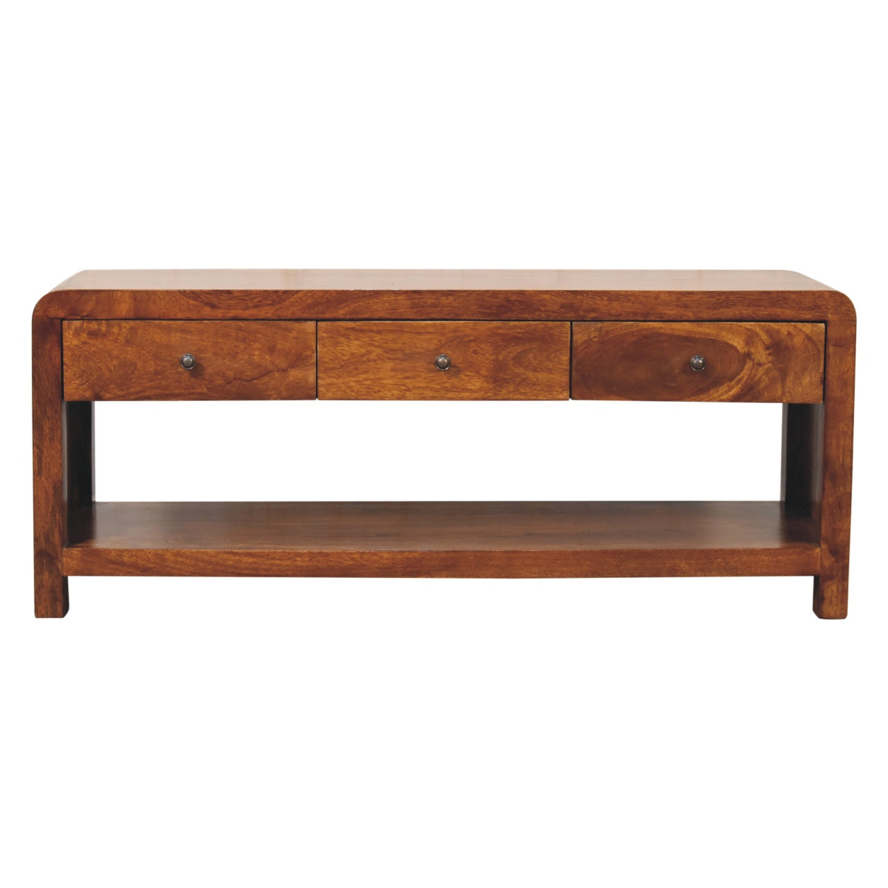 Aspen 3 Drawer Media Unit TV Stand Cabinets & Storage CasaFenix