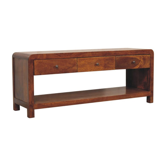 Aspen 3 Drawer Media Unit TV Stand Cabinets & Storage CasaFenix