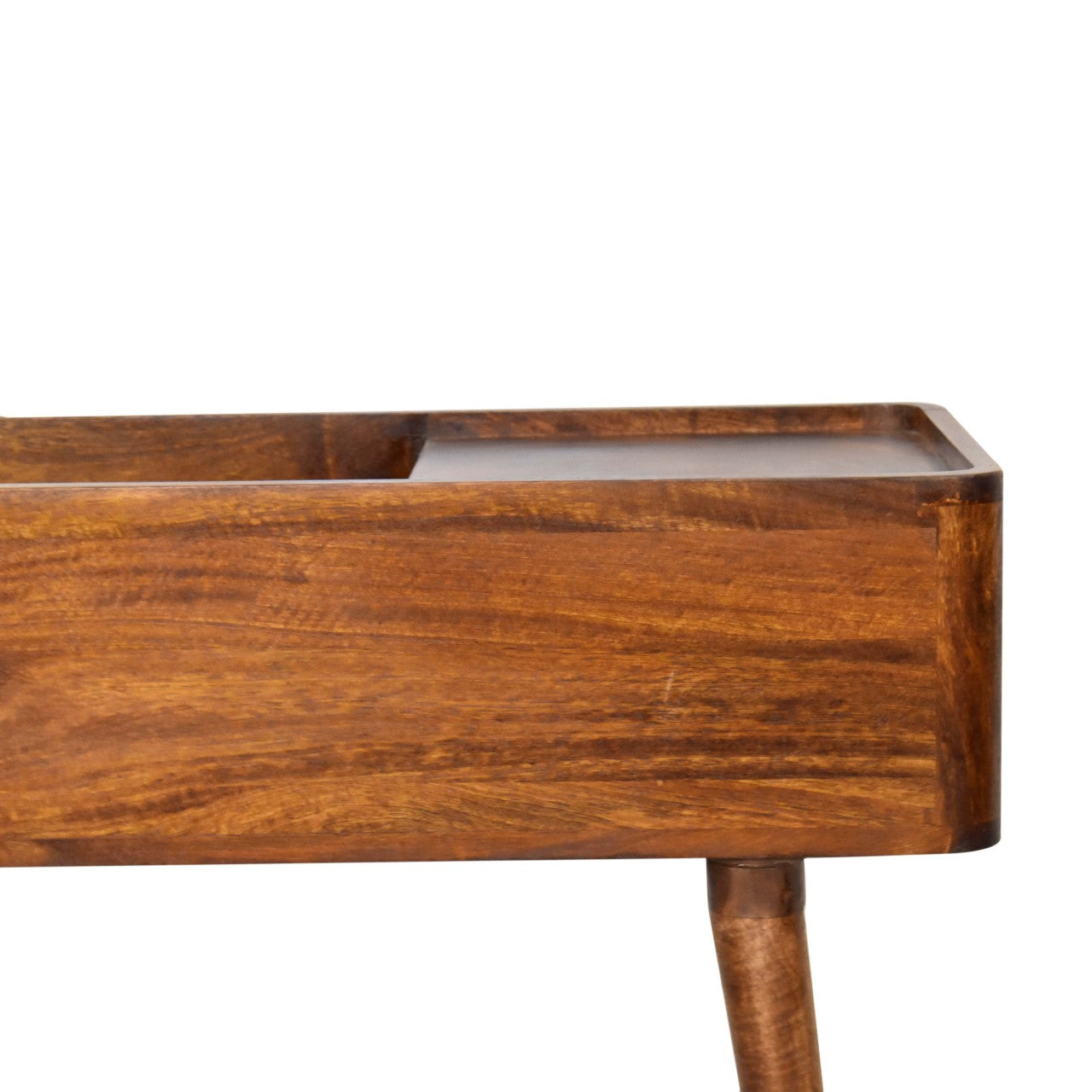 Open-top Chestnut Console Console table CasaFenix