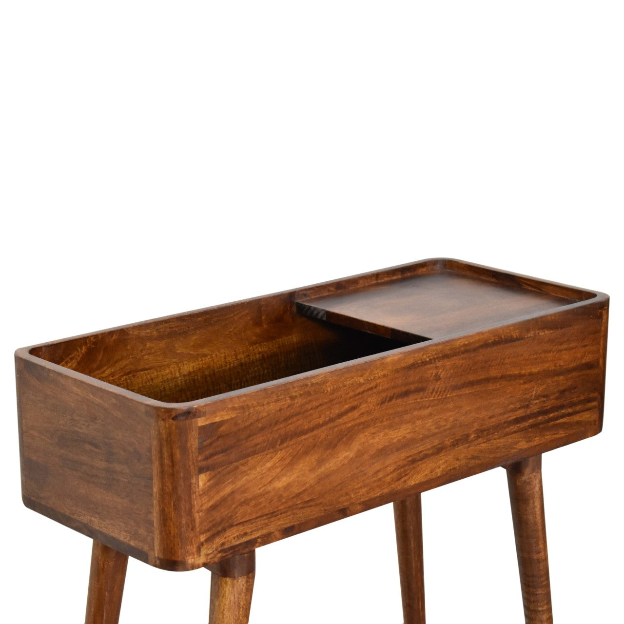Open-top Chestnut Console Console table CasaFenix