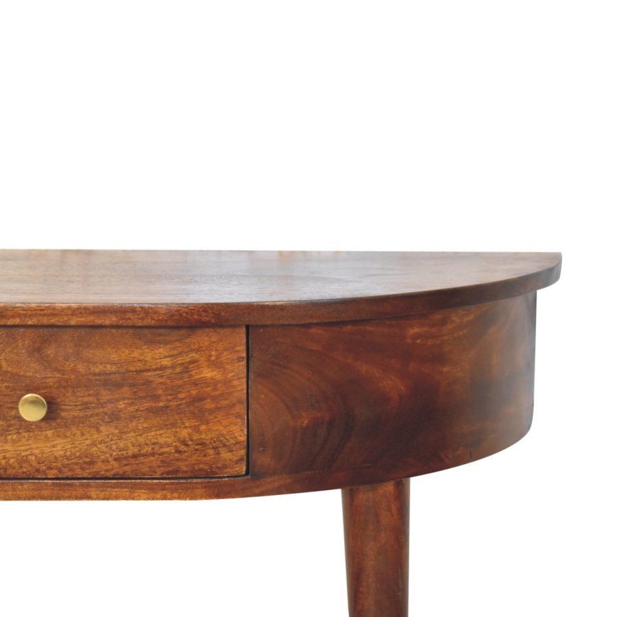 Backless Mounted Chestnut Console Console table CasaFenix