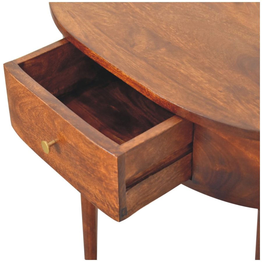 Backless Mounted Chestnut Console Console table CasaFenix