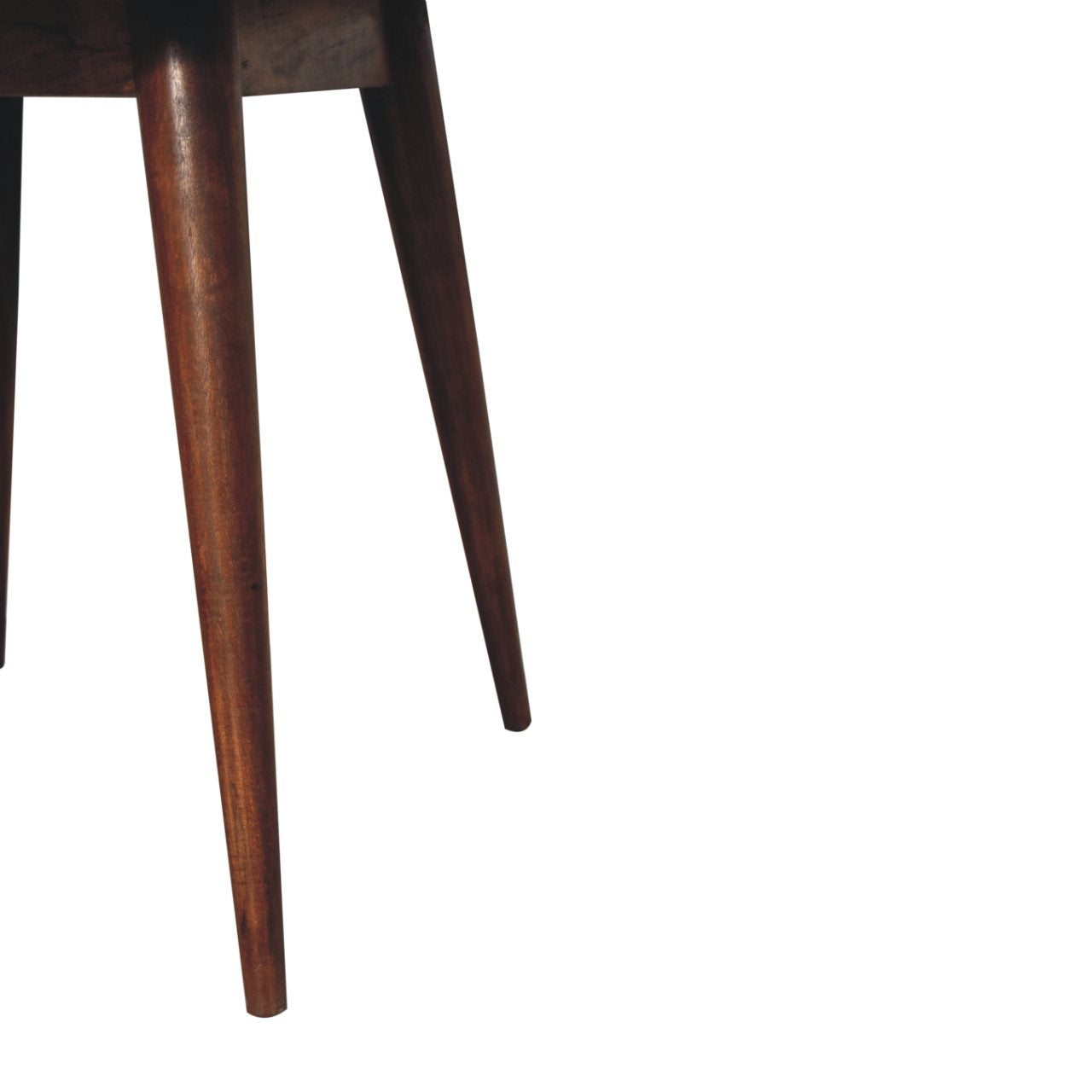 Chestnut Round Nordic End / Dining Table Console table CasaFenix