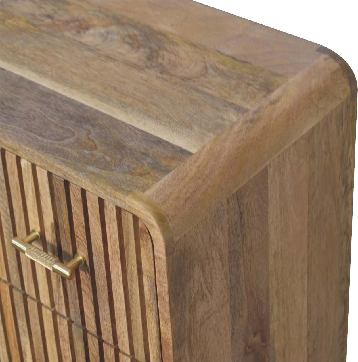T-bar Ridged Chest 79cm High Chest of drawers CasaFenix