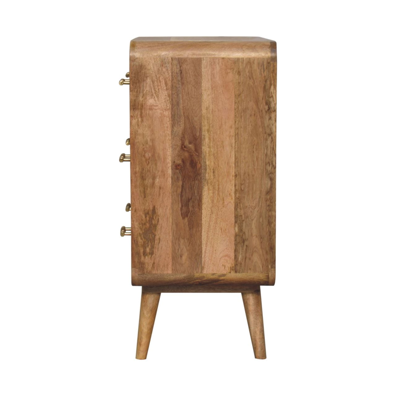 T-bar Ridged Chest 79cm High Chest of drawers CasaFenix