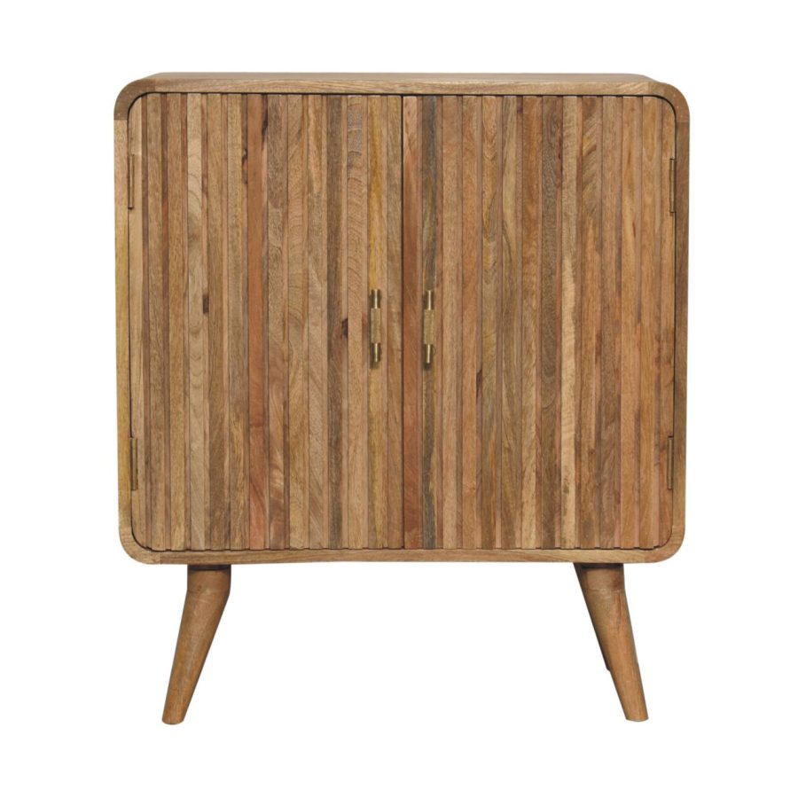 T-bar Ridged 2 Door Cabinet Cabinets & Storage CasaFenix