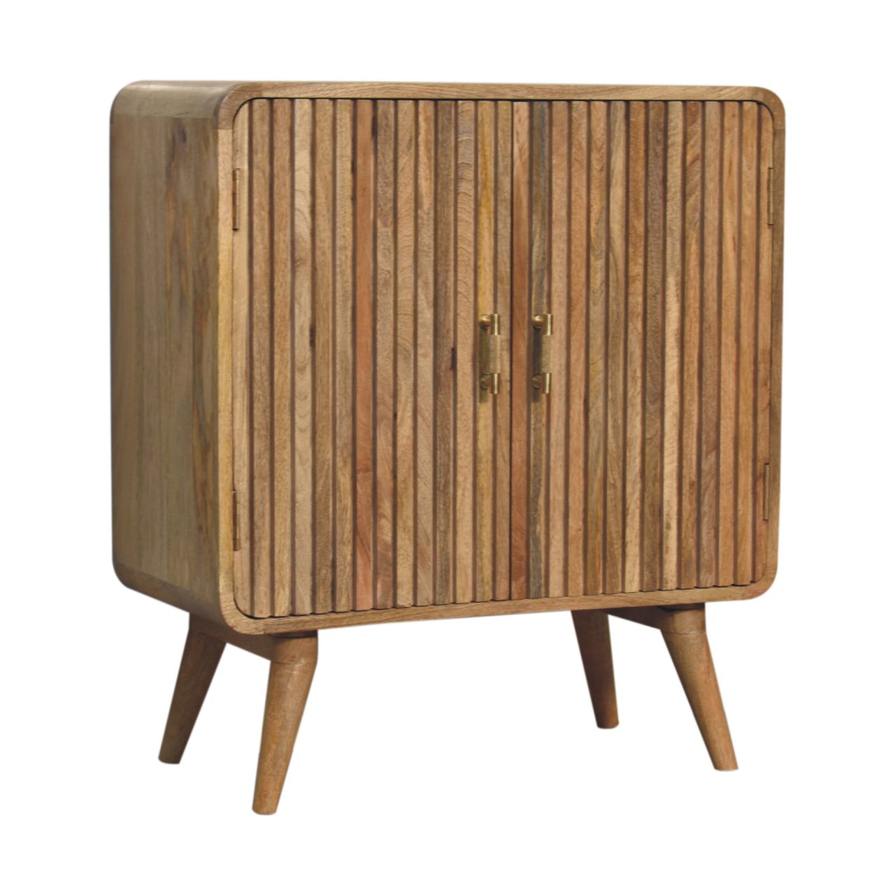 T-bar Ridged 2 Door Cabinet Cabinets & Storage CasaFenix
