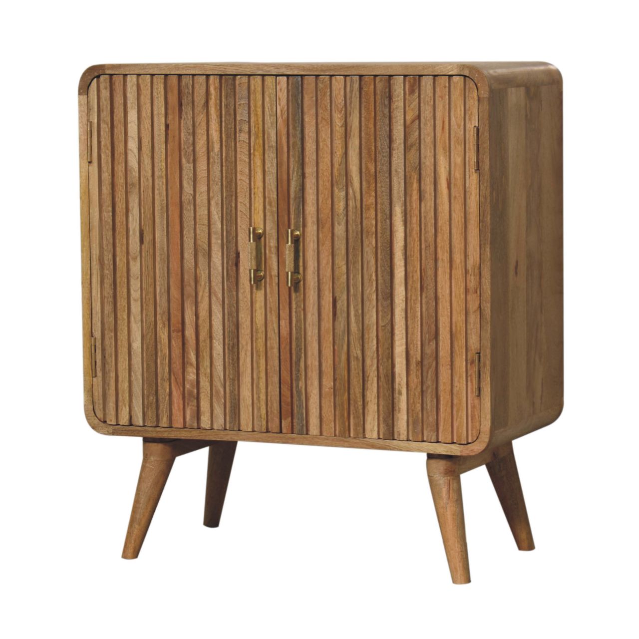 T-bar Ridged 2 Door Cabinet Cabinets & Storage CasaFenix
