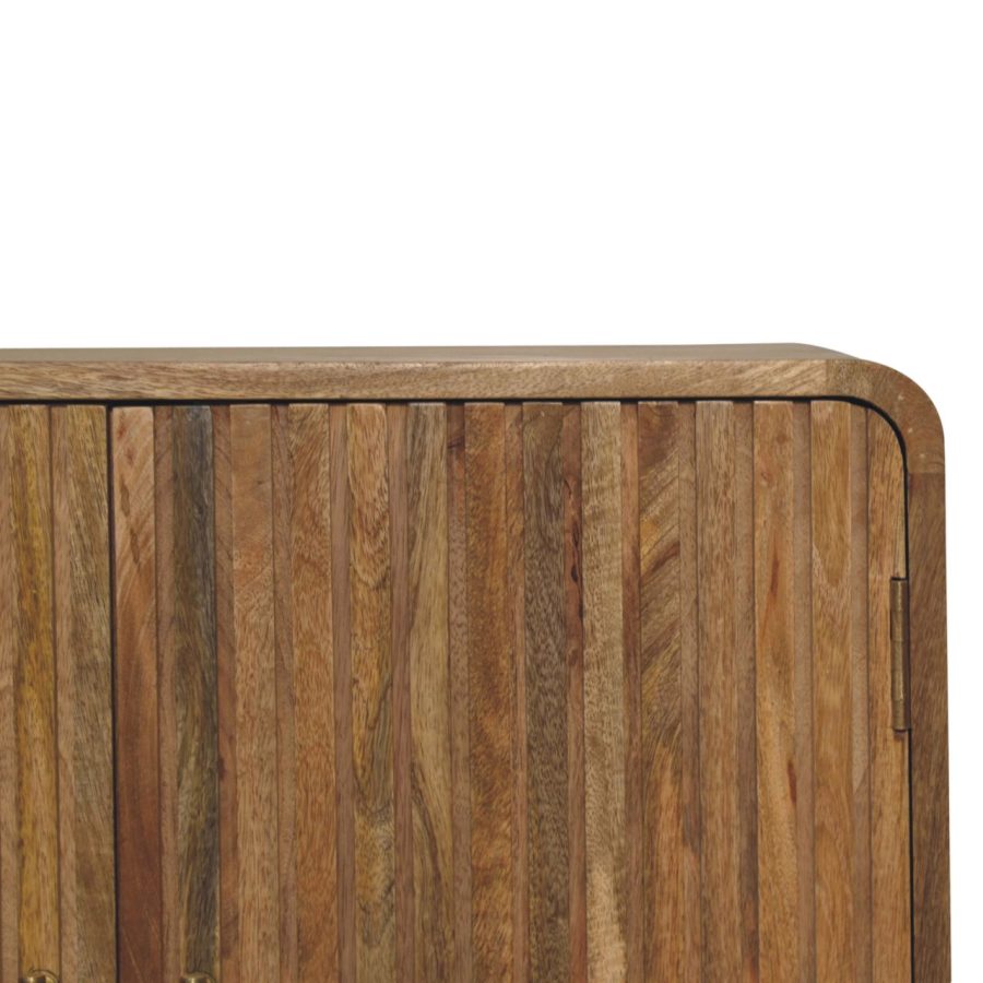 T-bar Ridged 2 Door Cabinet Cabinets & Storage CasaFenix